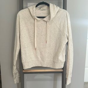 Z Supply Boxy Speckled Pullover Hoodie